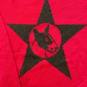 Lucien Pellat Finet Cashmere Sweater Women S Dog Intarsia Star Bulldog Embroider